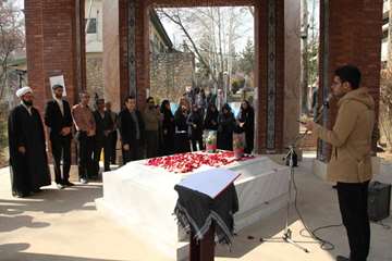 مراسم سالگرد تدفین شهدای گمنام دانشگاه 